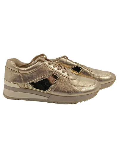 Michael Kors Damen Sneaker low Gold Gr. 37 Glamourös Freizeitschuh
