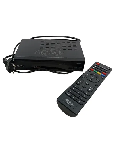 Xoro HRK 7660 HD DVB-C TV Receiver Kabelreceiver Schwarz mit Fernbedienung