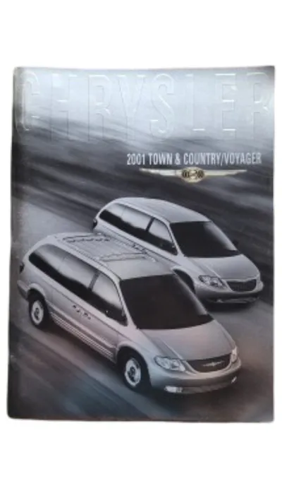 Chrysler Town & Country Voyager Prospekt Katalog Silber Autozubehör