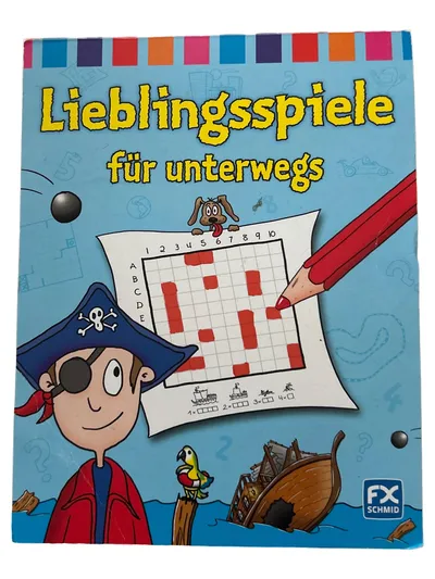 FX Schmid Activity Buch Lieblingsspiele Unterwegs Pirat Farbenfroh Papier