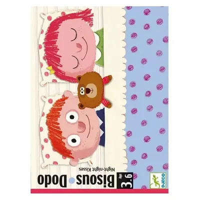 DJECO Bisous Dodo Steckspiel Kinderspiel Lernspiel Papier Mehrfarbig