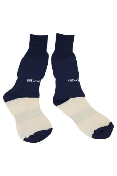 Givova Herren Sport Strümpfe Blau Polyester Logo-Print