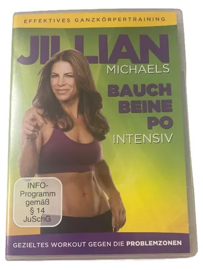 Jillian Michaels Bauch Beine Po Intensiv DVD Ganzkörpertraining Workout