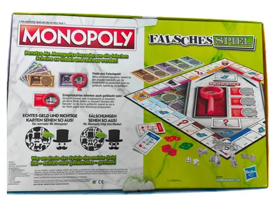 Monopoly Falsches Spiel Brettspiel Hasbro Gaming Familienspiel ab 8 Jahre