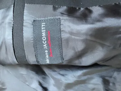 Adriano Jacometti Kinder Anzug Schwarz Gr. 140 Klassisch Festlich Sakko Hose