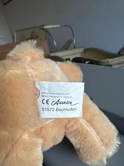 Accentra Teddybär Kuscheltier Plüschtier Klassisch Beige 15cm