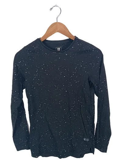 CoolCat Langarmshirt Kinder Gr. 170-176 Schwarz Casual Punkte Baumwolle