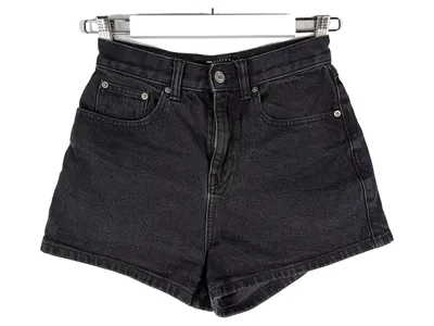 ASOS Damen Jeans Shorts Hotpants Schwarz Gr. 36 W28 Casual