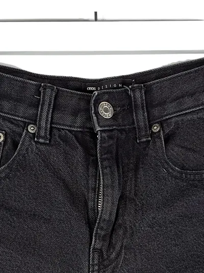 ASOS Damen Jeans Shorts Hotpants Schwarz Gr. 36 W28 Casual