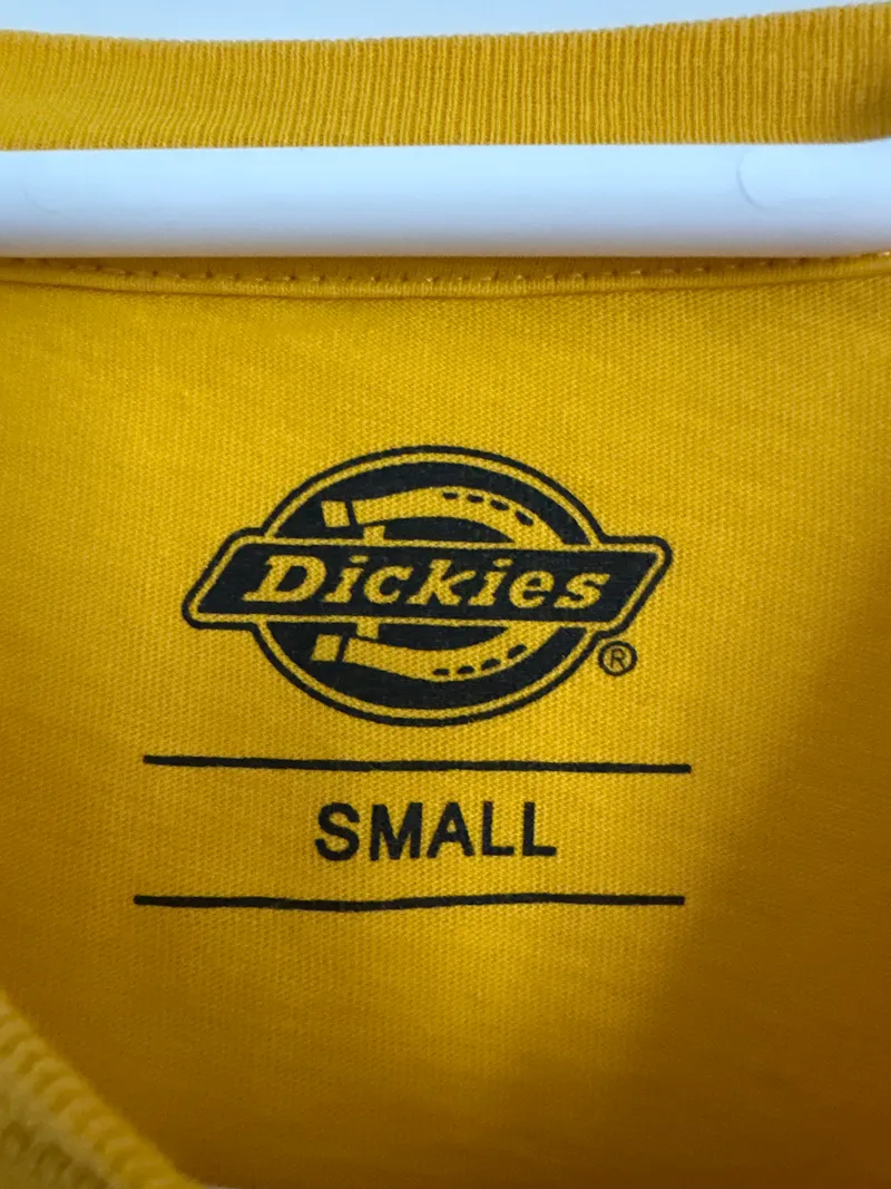 Dickies Herren T-Shirt Gr. 48/M Gelb Casual Baumwolle 4