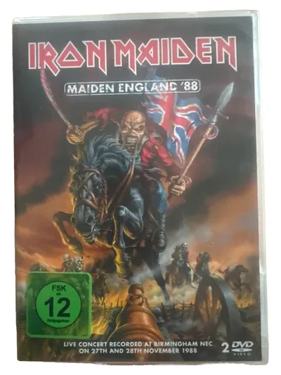 Iron Maiden Live in Concert DVD Maiden England '88 Heavy Metal