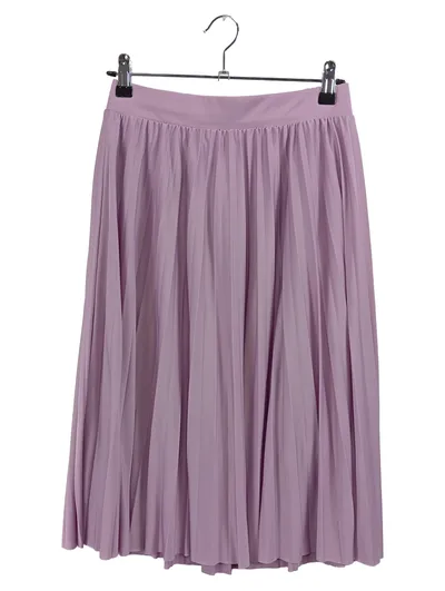 ABOUT YOU Damen Faltenrock Plisseerock Midirock Lila Gr. 36
