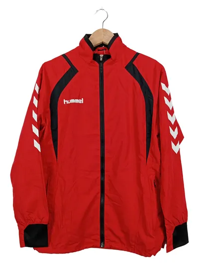 Hummel Herren Trainingsjacke Rot Gr. 50/L Sport Polyester