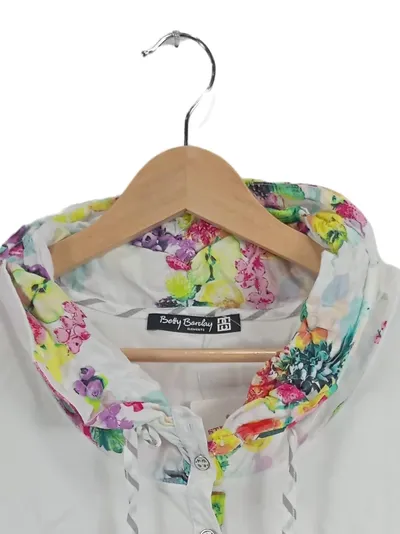 Betty Barclay Pullover Damen 3/4 Arm Weiß Gr. 42 Baumwolle Alltag