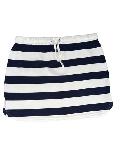 MINIMUM Damen Minirock gestreift Gr. 38/M Baumwolle Polyester Elasthan Freizeit