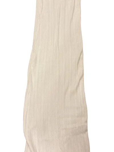 ASOS DESIGN Damen Maxikleid Strickkleid Rippstrick Weiß Gr. 34/XS