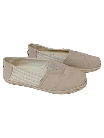 TOMS Slipper Damen Gr. 42 Beige Casual Espadrilles Alpargata
