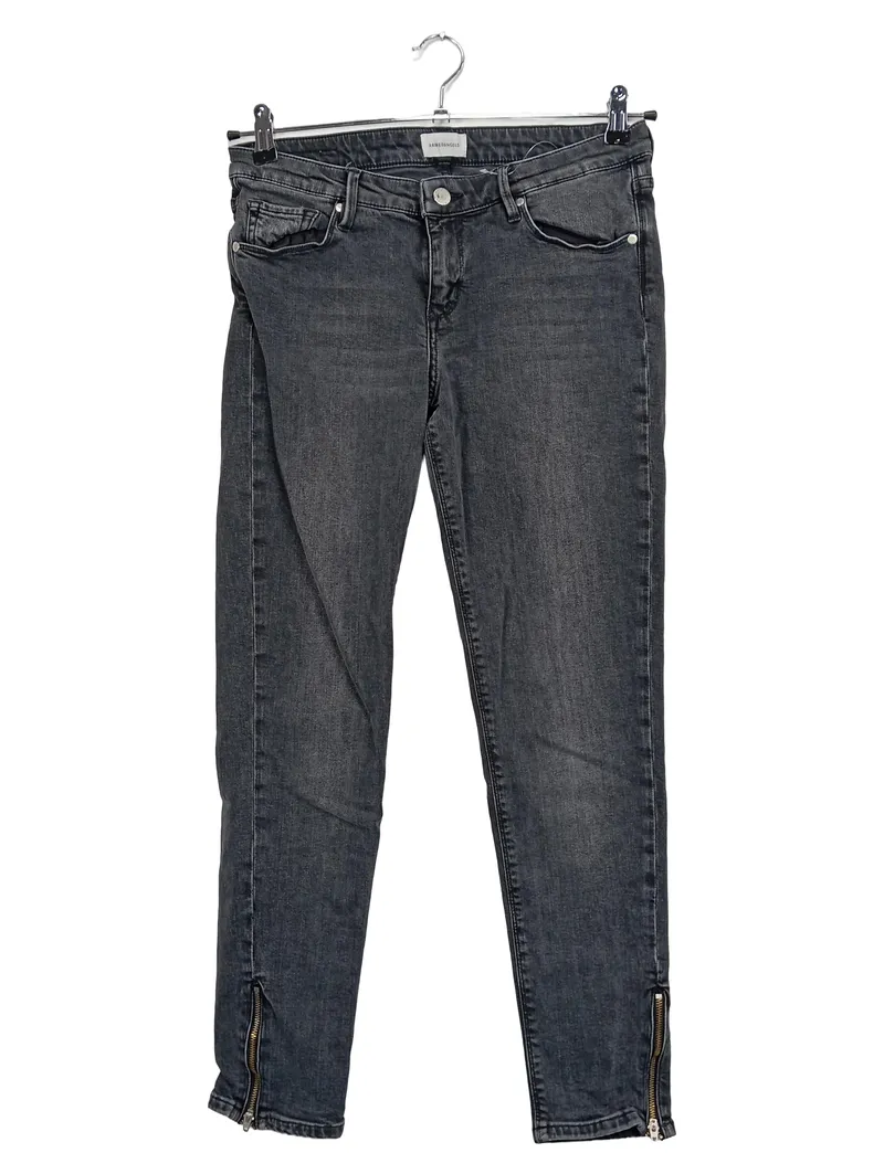 ARMEDANGELS Damen Jeans Skinny Fit Hose Grau Gr. 30 (W30/38) Reißverschluss 1