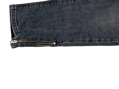 ARMEDANGELS Damen Jeans Skinny Fit Hose Grau Gr. 30 (W30/38) Reißverschluss