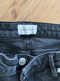 ARMEDANGELS Damen Jeans Skinny Fit Hose Grau Gr. 30 (W30/38) Reißverschluss 3