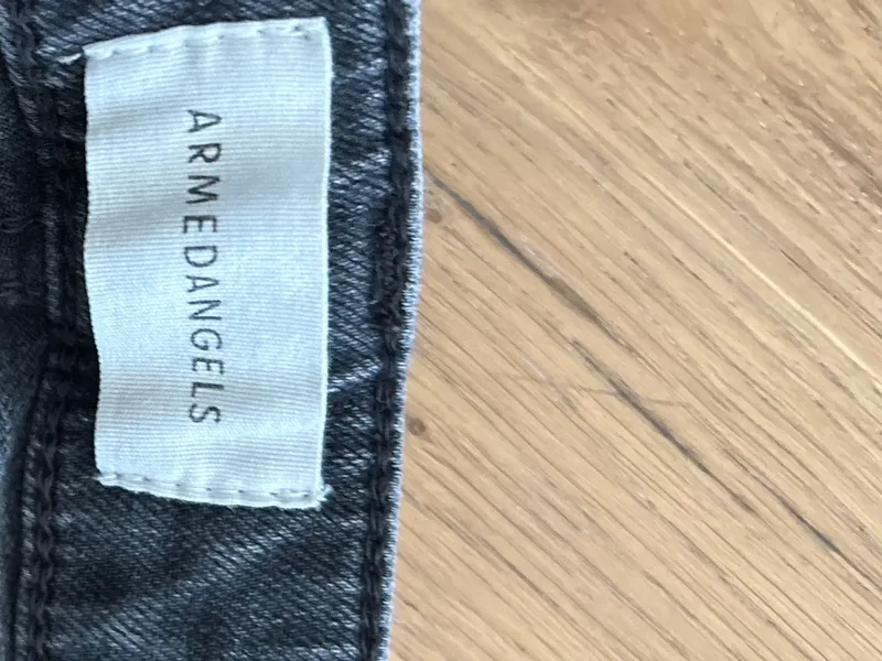 ARMEDANGELS Damen Jeans Skinny Fit Hose Grau Gr. 30 (W30/38) Reißverschluss 4