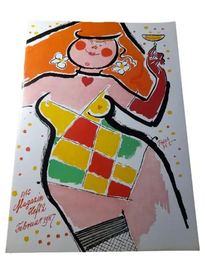 Das Magazin Zeitschrift Heft 2 Februar 1987 Kultur Literatur Kunst