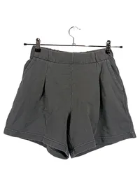 AERIE Damen Shorts Grau XS Casual Baumwolle High Waist Bundfalten 1