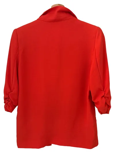 Soaked in Luxury Damen Blazer Gr. 36;S Orange Modern 3/4-Arm