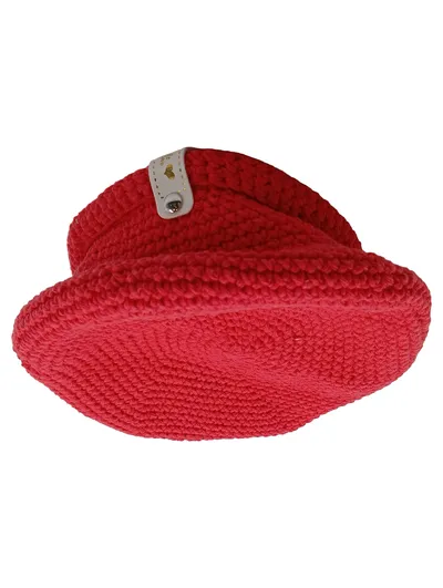 Schachenmayr Aufbewahrungskorb Häkelkorb Rot Bohemian Strukturmuster 20x10cm