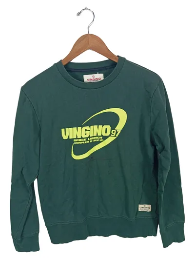 Vingino Sweatshirt Jungen Kinder Gr. 176 Grün Sportlich Logo-Print