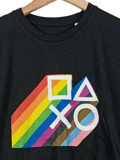 Stanley/Stella Herren T-Shirt S Schwarz Casual PlayStation Pride Design