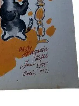 DAS Magazin Heft 6 Juni 1988 Zeitschrift Kunst Kultur DDR