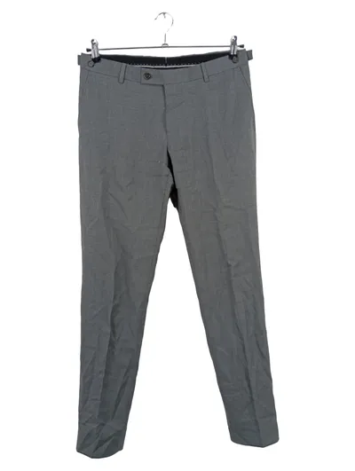 Van Laack Herren Anzughose Hose Grau Gr. 48 W32 Business Wolle