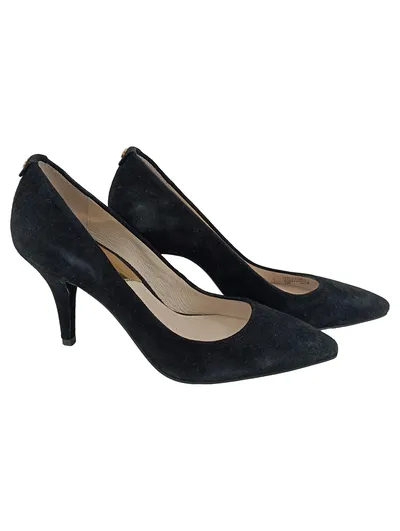 MICHAEL KORS Pumps Damen Gr. 36.5 Schwarz Wildleder Elegant Business
