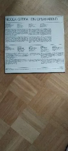 Nicolai Gedda Ein Opern-Abend Vinyl LP Album Klassik Oper