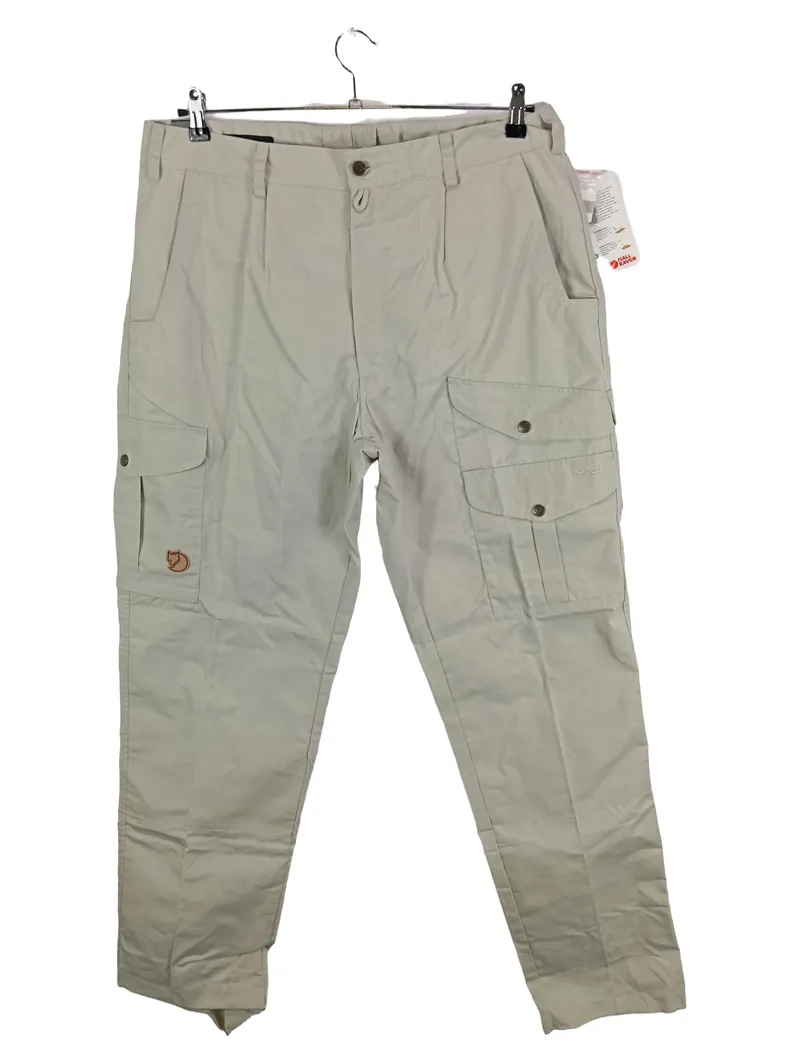 Fjällräven Herren Cargohose Outdoor Beige Größe 56 G-1000 1