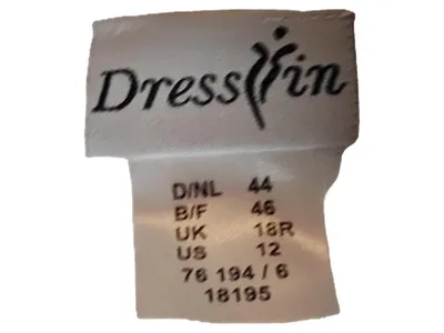 Dress In Damen T-Shirt Gr. 44 Weiß Spitze Lochmuster Viskose