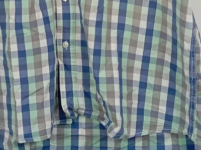 JERONIMO Herren Business Hemd kariert Kurzarm Mehrfarbig Gr. 52 XL