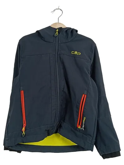 CMP Kinder Softshelljacke Gr. 128 Blau Clima Protect Outdoor Herbst Winter
