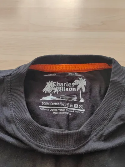 Charles Wilson Herren T-Shirt Schwarz Gr. M