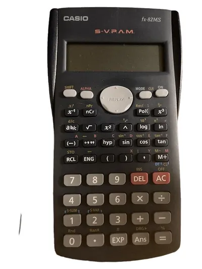 Casio fx-82MS Taschenrechner Wissenschaftlich S-V.P.A.M. Schwarz