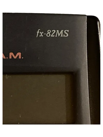 Casio fx-82MS Taschenrechner Wissenschaftlich S-V.P.A.M. Schwarz