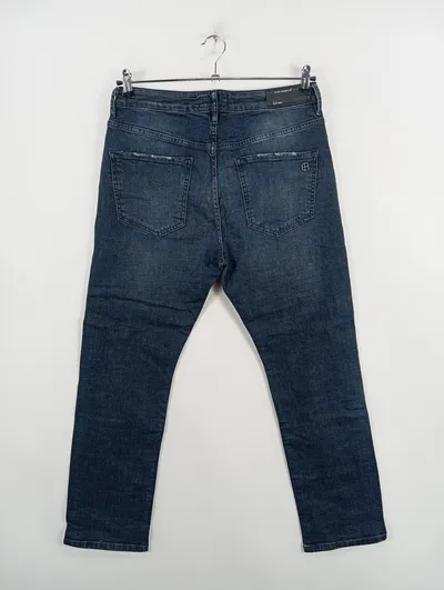 Elias Rumelis Damen Destroyed Jeans Hose Blau Used Look Gr. 38