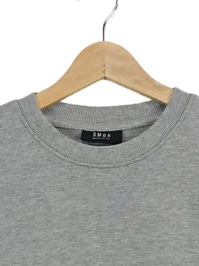 SMOG Herren T-Shirt Grau Gr. M Casual Baumwolle