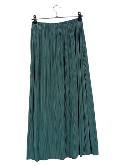 Samsøe & Samsøe Damen Faltenrock Gr. S Petrol Elegant Maxirock