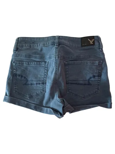 American Eagle Outfitters Damen Jeans Shorts Gr. 32 Blau Casual