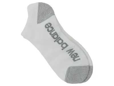 New Balance Herren Sport Socken Weiß Gr. 42 Logo-Print