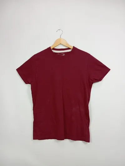 Charles Wilson Herren T-Shirt Gr. S Rot Basic Baumwolle