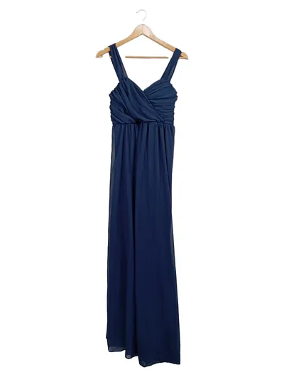 ASOS Damen Abendkleid Maxikleid Blau Gr. 38 Elegant Festlich