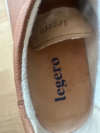 Legero Damen Sneaker low Leder Schnürschuhe Gr. 38 Braun Casual